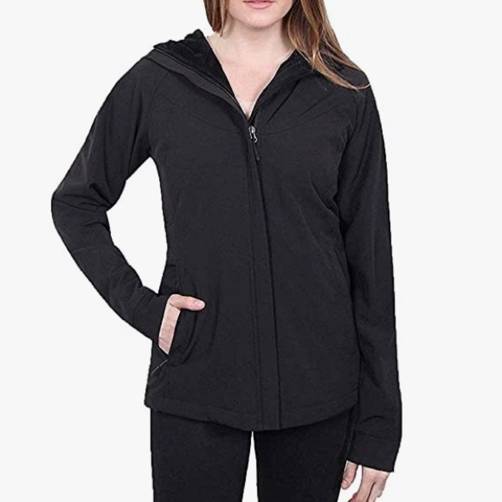 New Black Plush Lined Jacket Size Medium!